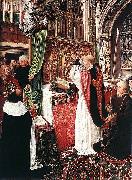 Master of Saint Giles The Mass of St Gilles USA oil painting artist